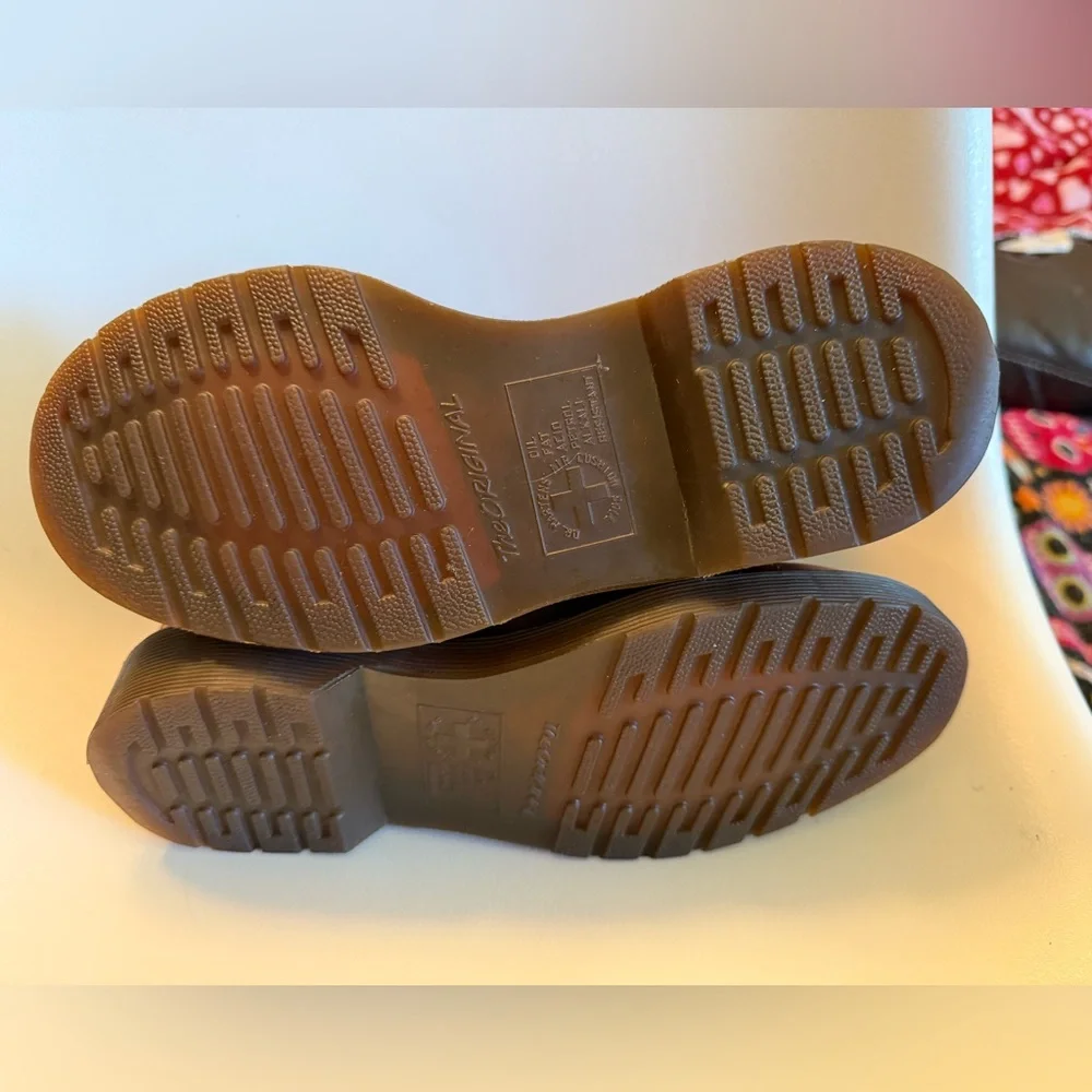 Dr. Martens Burgundy Oxblood Church Vintage Vtg Leather Boots Size 5 UK 3 - Picture 5 of 11